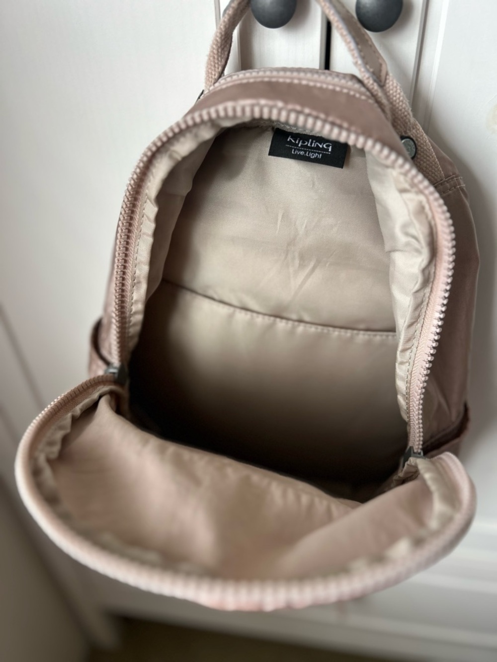 Kipling Rose Gold Mini Backpack - Picture 8 of 9